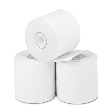 Iconex Direct Thermal Printing Thermal Paper Rolls, 2.25 x 165 ft, White, PK3 5247